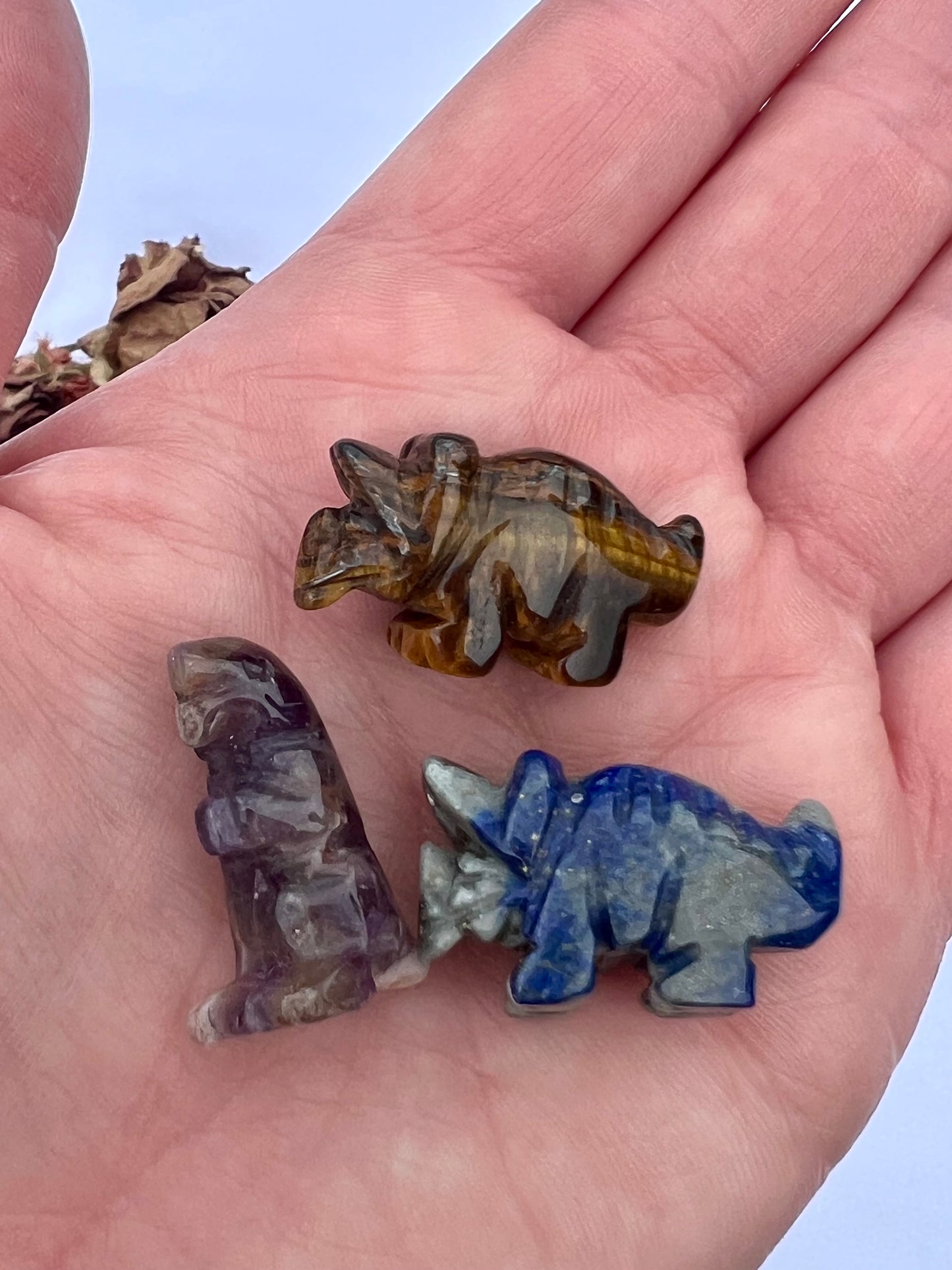 Mini Carved Dinosaurs