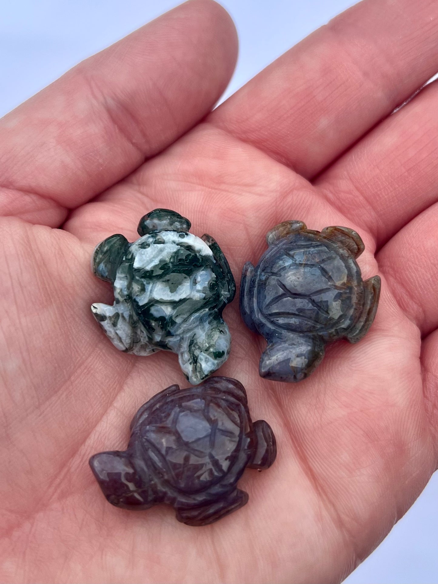 Mini Carved Turtles