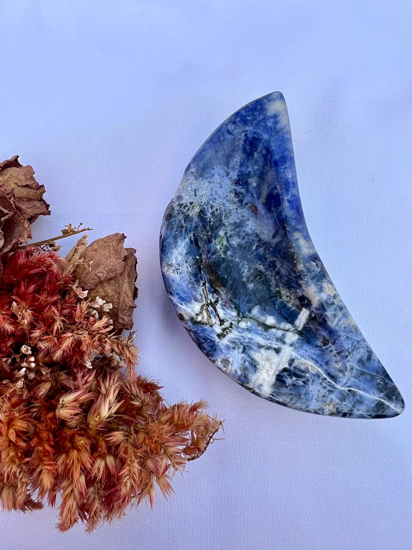 Sodalite Moon Dish