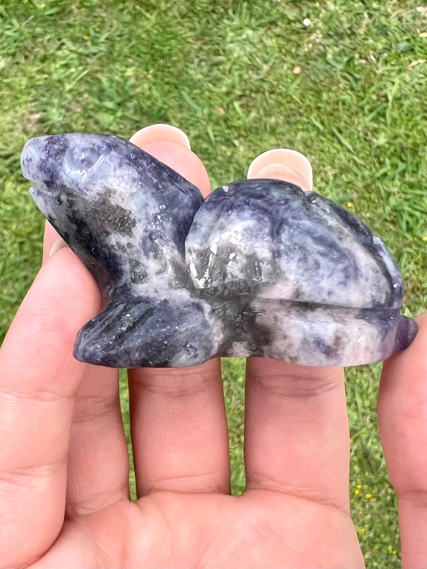 Lepidolite Turtle - 7cm