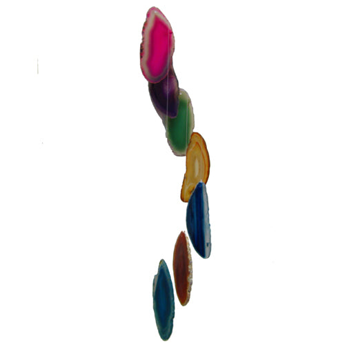 Dyed Agate Windchimes