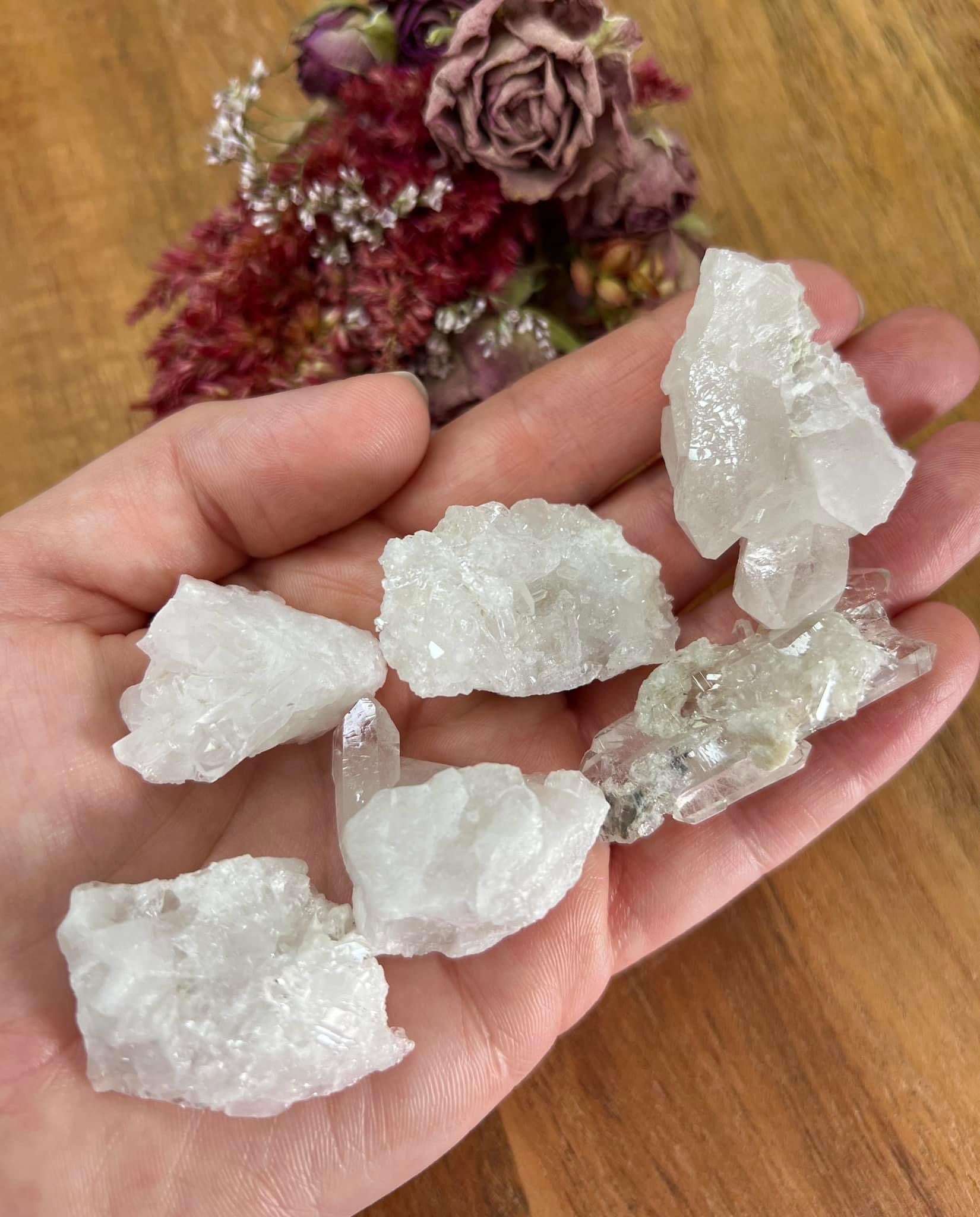 Clear Quartz Crystal Cluster Small